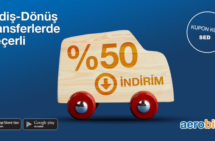 Transfer rezervasyonlarında %50 indirim fırsatını kaçırmayın! Transfer rezervasyonlarında %50 indirim fırsatını kaçırmayın!