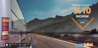 Otobüs biletlerinde %10 indirim fırsatı!