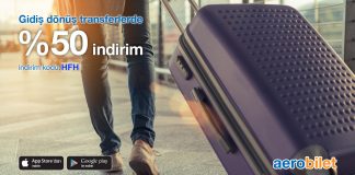 Havalimanı transfer rezervasyonlarında %50 indirim fırsatı sizleri bekliyor! Havalimanı transfer rezervasyonlarında %50 indirim fırsatı sizleri bekliyor!