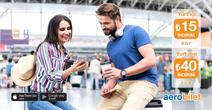 Yurt içi ve yurt dışı uçak biletlerinde 40 TL'ye varan indirim fırsatını kaçırmayın!