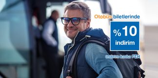 Otobüs biletlerinde %10 indirim fırsatı! Otobüs biletlerinde %10 indirim fırsatı!