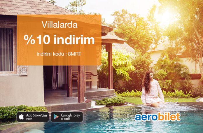 8 Mart Dünya Emekçi Kadınlar Günü'ne özel, villa rezervasyonlarında %10 indirim!