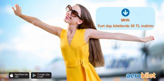 Yurt dışı biletlerde 50 TL indirim fırsatını kaçırmayın!