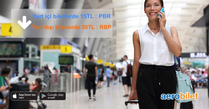 Yurt içi ve yurt dışı uçak biletlerinde 50 TL'ye kadar indirimler sizleri bekliyor!