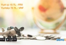 Yurt içi biletlerde 15 TL, yurt dışı biletlerde 75 TL indirim Aerobilet’te!