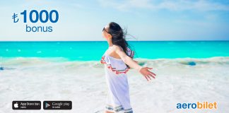 Aerobilet’ten 1000 TL bonus fırsatı! Aerobilet'ten 1000 TL bonus fırsatı!