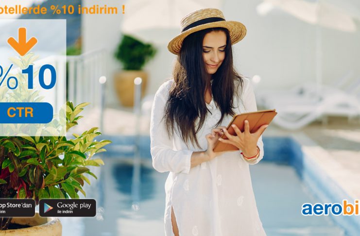 Aerobilet otel rezervasyonlarında %10 indirim fırsatı sizleri bekliyor!