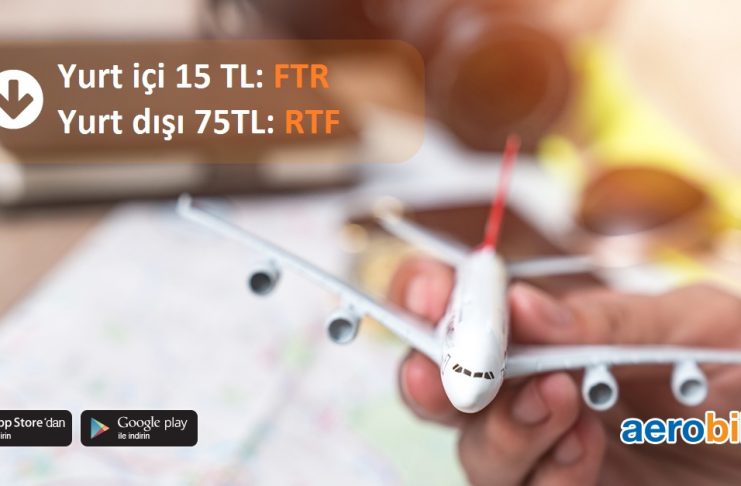 Tüm uçak biletlerinde 75 TL’ye varan indirim bugün Aerobilet mobilde! Tüm uçak biletlerinde 75 TL'ye varan indirim bugün Aerobilet mobilde!