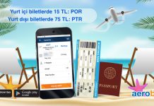 Yurt içi biletlerde 15 TL, yurt dışı biletlerde 75 TL indirim fırsatını kaçırmayın!