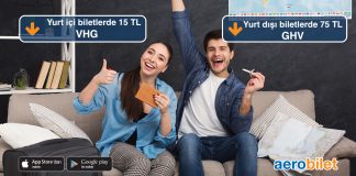 Aerobilet mobile özel tüm uçak biletlerinde 75 TL’ye varan indirim fırsatı! Aerobilet mobile özel tüm uçak biletlerinde 75 TL'ye varan indirim fırsatı!