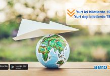 Yurt içi biletlerde 15 TL, yurt dışı biletlerde 75 TL indirim fırsatını kaçırmayın!