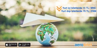 Yurt içi biletlerde 15 TL, yurt dışı biletlerde 75 TL indirim fırsatını kaçırmayın!