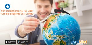 Yurt içi biletlerde 15 TL, yurt dışı biletlerde 75 TL indirim fırsatını kaçırmayın! Yurt içi biletlerde 15 TL, yurt dışı biletlerde 75 TL indirim fırsatını kaçırmayın!