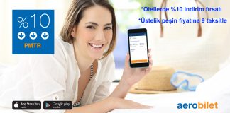 Aerobilet otel rezervasyonlarında %10 indirim fırsatını kaçırmayın!