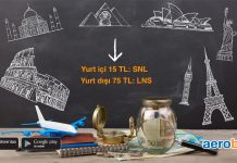 Yurt içi biletlerde 15 TL, Yurt dışı biletlerde 75 TL anında indirim fırsatı sizleri bekliyor!