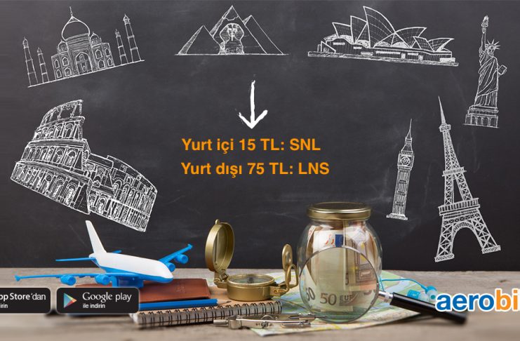Yurt içi biletlerde 15 TL, Yurt dışı biletlerde 75 TL anında indirim fırsatı sizleri bekliyor!