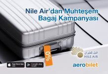 Nile Air’dan Muhteşem Bagaj Kampanyası Nile Air’dan Muhteşem Bagaj Kampanyası