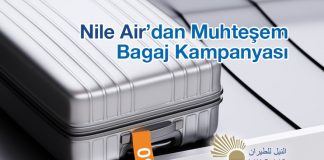 Nile Air’dan Muhteşem Bagaj Kampanyası Nile Air’dan Muhteşem Bagaj Kampanyası