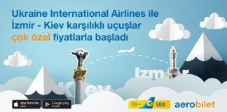 Ukraine International Airlines (UIA) ile İzmir – Kiev artık çok daha yakın! Ukraine International Airlines (UIA) ile İzmir – Kiev artık çok daha yakın!
