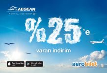 Aegean hava yolları ile %25’e varan indirimler Aegean hava yolları ile %25'e varan indirimler