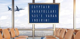 EgyptAir ile %35’e varan indirimler sizleri bekliyor!