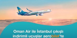 Oman Air ile İstanbul çıkışlı indirimli uçuşlar Aerobilet’te Oman Air ile İstanbul çıkışlı indirimli uçuşlar Aerobilet’te