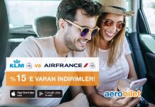 KLM ve Air France Havayolları ile %15’e varan indirimli uçuş fırsatları! KLM ve Air France Havayolları ile %15'e varan indirimli uçuş fırsatları!