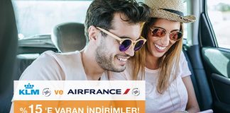 KLM ve Air France Havayolları ile %15’e varan indirimli uçuş fırsatları! KLM ve Air France Havayolları ile %15'e varan indirimli uçuş fırsatları!