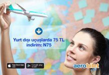 Yurt dışı uçuşlarda 75TL indirim fırsatını yakalayın!