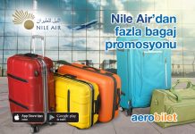 Nile Air’a ait uçak biletlerinde fazla bagaj fırsatını kaçırmayın! Nile Air’a ait uçak biletlerinde fazla bagaj fırsatını kaçırmayın!