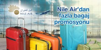 Nile Air’a ait uçak biletlerinde fazla bagaj fırsatını kaçırmayın! Nile Air’a ait uçak biletlerinde fazla bagaj fırsatını kaçırmayın!
