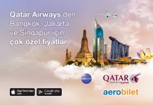 Qatar Airways’den Bangkok, Jakarta ve Singapur için çok özel fiyatlar Qatar Airways’den Bangkok, Jakarta ve Singapur için çok özel fiyatlar
