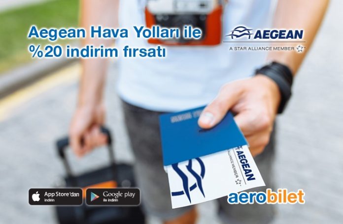 Aegean Airlines ile yapacağınız uçuşlarda indirim fırsatı!