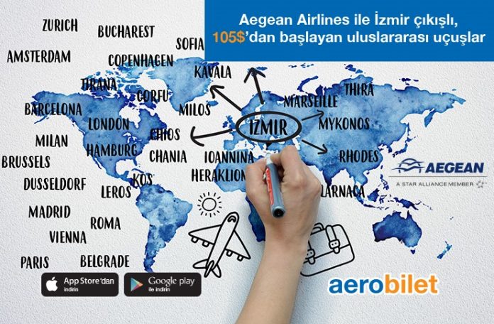 Aegean Airlines ile İzmir çıkışlı çok özel fiyatlar!
