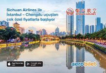 Sichuan Airlines ile İstanbul – Chengdu uçuşları çok özel fiyatlarla başlıyor Sichuan Airlines ile İstanbul – Chengdu uçuşları çok özel fiyatlarla başlıyor