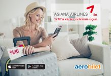 Asiana Airlines ile %10’a varan indirim fırsatı! Asiana Airlines ile %10’a varan indirim fırsatı!