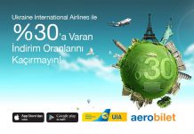 Ukraine International Airlines ile %30’a varan indirim fırsatı! Ukraine International Airlines ile %30'a varan indirim fırsatı!