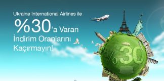 Ukraine International Airlines ile %30’a varan indirim fırsatı! Ukraine International Airlines ile %30'a varan indirim fırsatı!