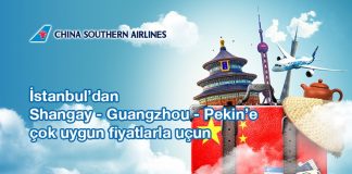 China Southern Airlines ile indirimli uçma fırsatı! China Southern Airlines ile indirimli uçma fırsatı!