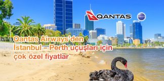 Qantas Airways ile İstanbul – Perth için çok özel fiyatlar! Qantas Airways ile İstanbul – Perth için çok özel fiyatlar!