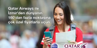 Qatar Airways ile İzmir çıkışlı 160’dan fazla noktaya uçuş fırsatı Qatar Airways ile İzmir çıkışlı 160’dan fazla noktaya uçuş fırsatı