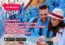 Air Arabia ile İstanbul – Tanca uçuşları başlıyor! Air Arabia ile İstanbul – Tanca uçuşları başlıyor!