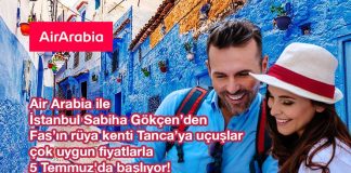 Air Arabia ile İstanbul – Tanca uçuşları başlıyor! Air Arabia ile İstanbul – Tanca uçuşları başlıyor!