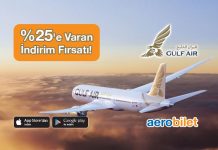 Gulf Air ile İstanbul çıkışlı uçuşlarda %25’e varan indirim fırsatları! Gulf Air ile İstanbul çıkışlı uçuşlarda %25’e varan indirim fırsatları!