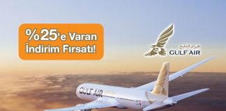 Gulf Air ile İstanbul çıkışlı uçuşlarda %25’e varan indirim fırsatları! Gulf Air ile İstanbul çıkışlı uçuşlarda %25’e varan indirim fırsatları!