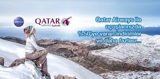 Qatar Airways ile uçuşlarınızda %50 indirim ve daha fazlası Qatar Airways ile uçuşlarınızda %50 indirim ve daha fazlası